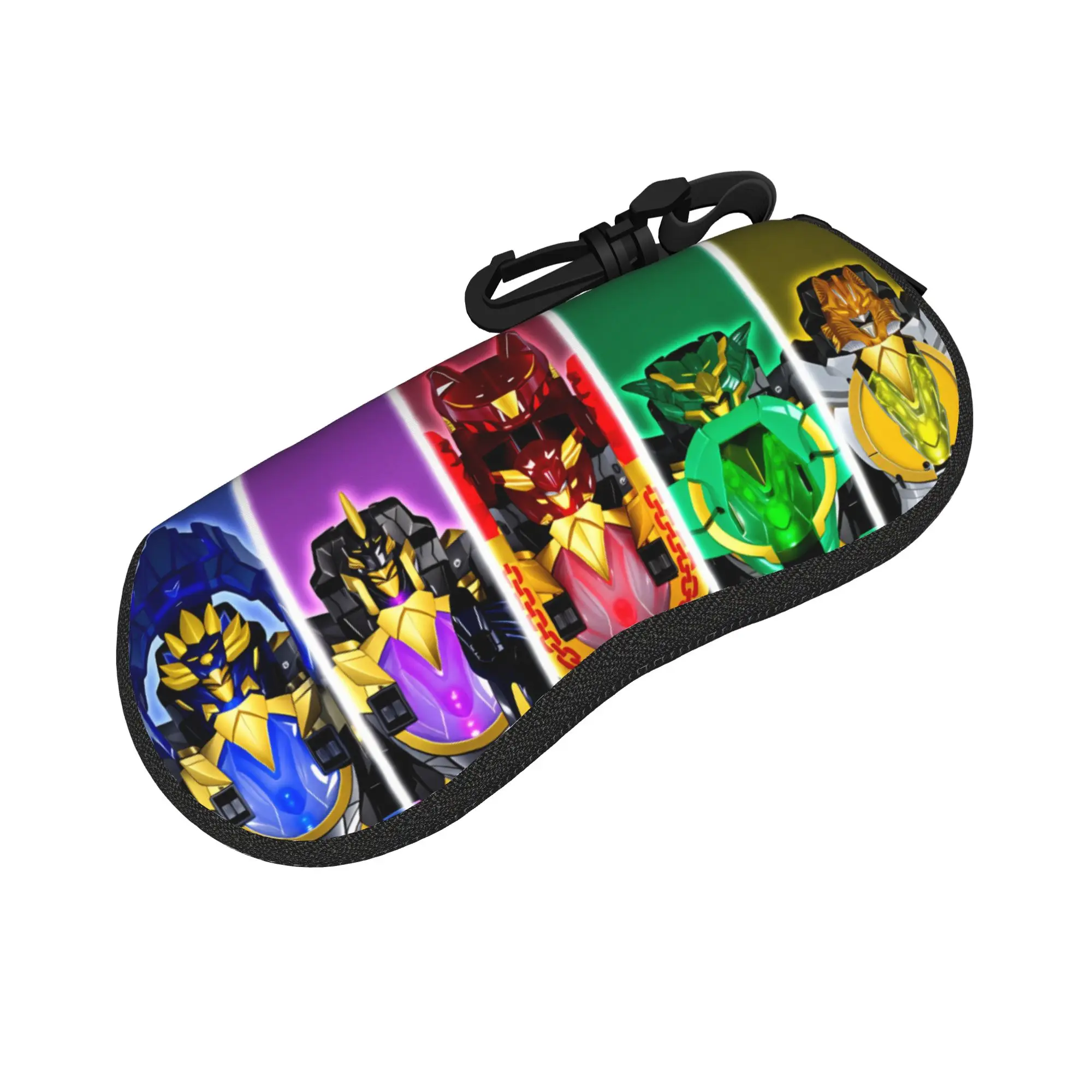 Gozyu Red Super Sentai Gozyu Blue Eyeglass Glasses Case Women Men Soft Gozyu Yellow Green Black Sunglasses Protective Pouch - view 2