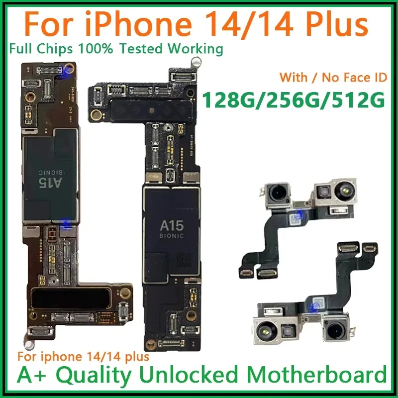 لوحة منطقية تعمل بالكامل لجهاز iPhone 14/14 Plus مع دعم Face ID وتحديثات iOS – تقييم شامل وتجربة عملية