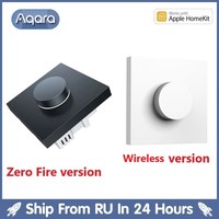 Aqara H1 Smart Dimmer Wireless Rotary Switch with Neutral Zigbee 3.0 Remote Control For Smart home Bulb Light Curtain Homek APP