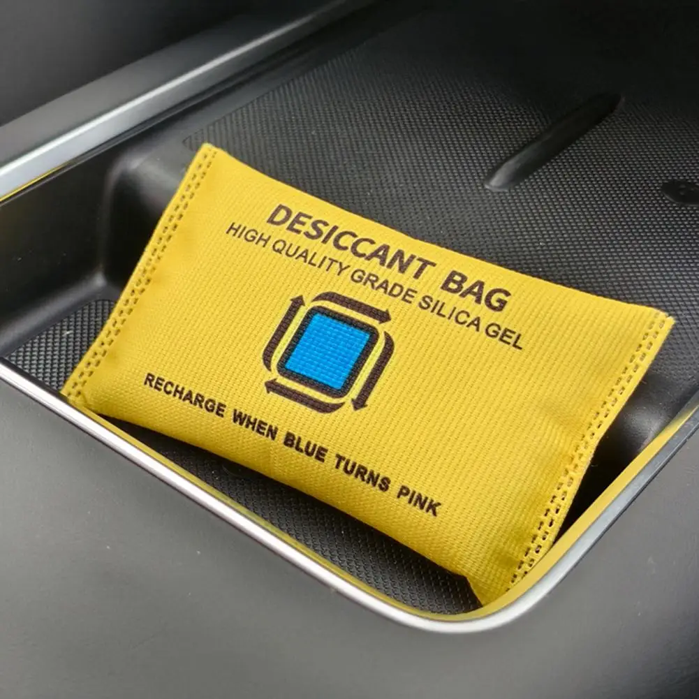 Desiccant Packets Reusable Color Indicating Silica Gel Desiccant Packs 200g Moisture Absorber Bags for Storage Bins Suitcases