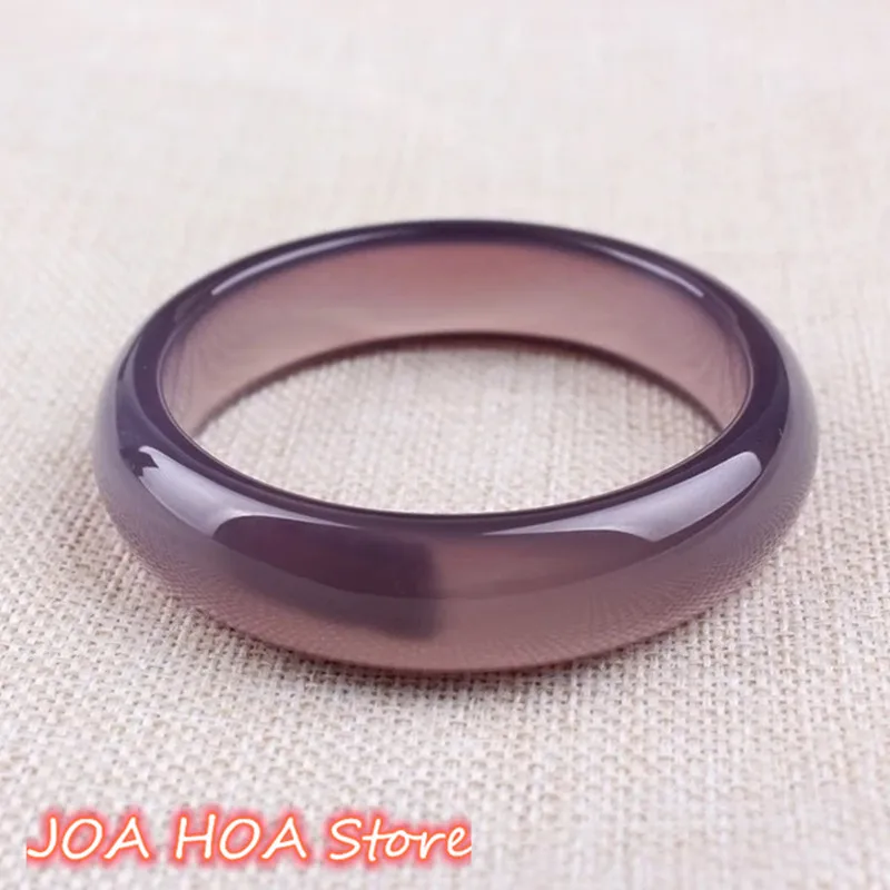 Purple Chalcedony Vintage High-end Ladies Jade Bangle Amethyst Bracelet