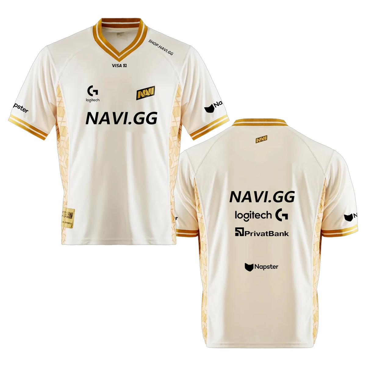 NAVI EWC-26 Jersey CS2 DOTA2 Match Player Same Style B1T w0nderful Male Female Fans Same DarkAngel Style T-shirt Large Size Top