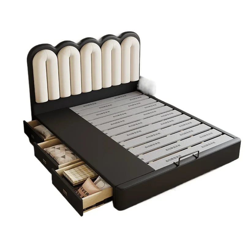 

Master bedroom Nordic antique soft bed