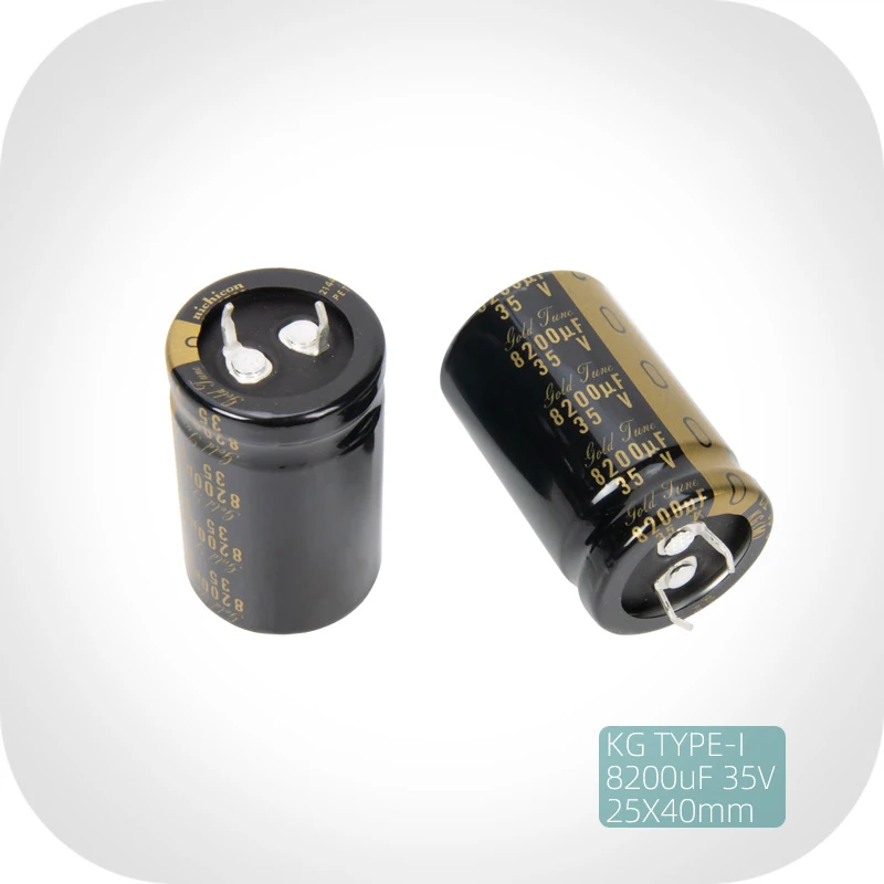 

1PCS/5PCS 35V8200uF 35V KG Type I Gold Tune Nichicon Original Audio Electrolytic Capacitor 25X40mm