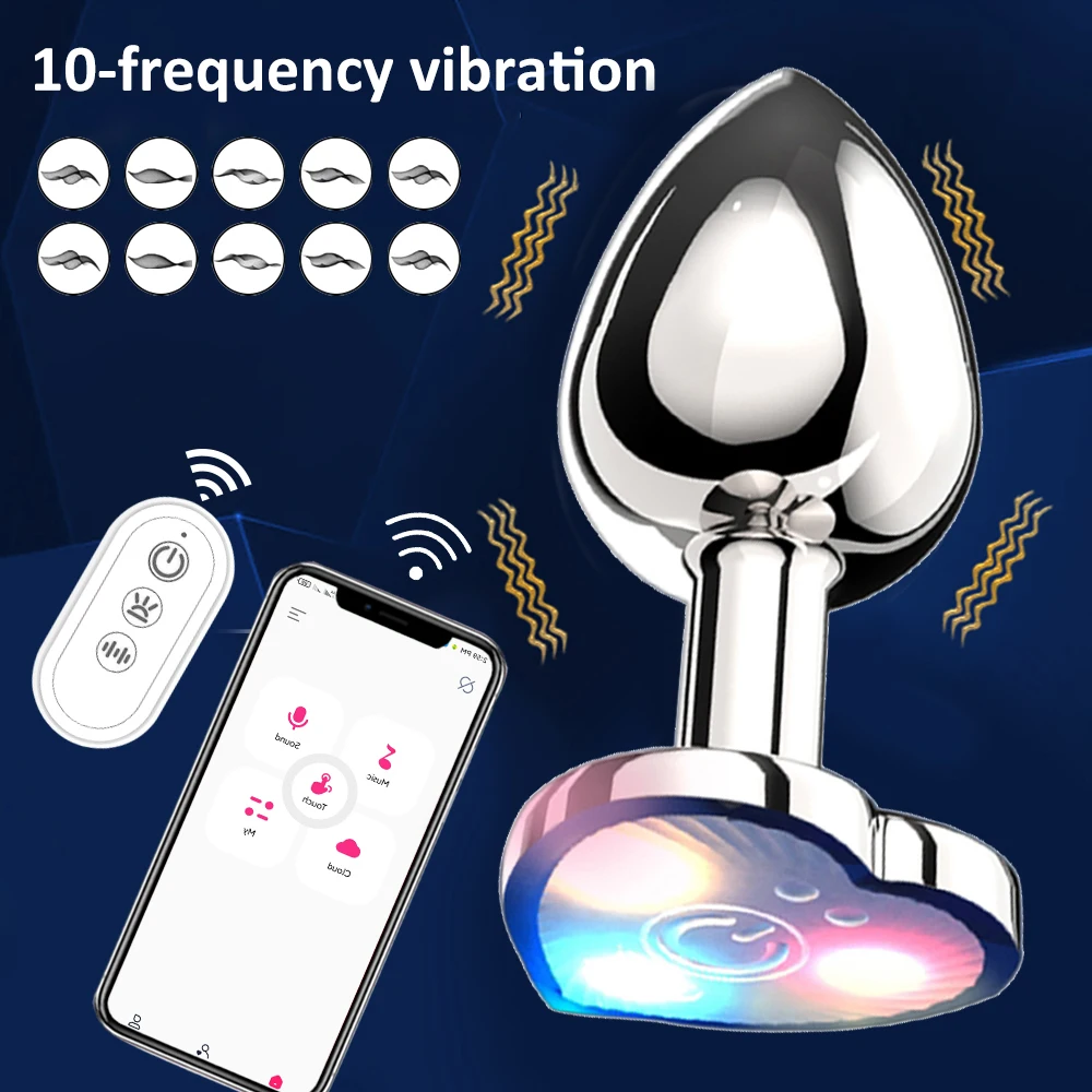 التطبيق التحكم عن بعد المكونات الشرج هزاز للرجال ، أدى ضوء المكونات بعقب ، تدليك البروستاتا ، الشرج ألعاب الجنس ، الاستمناء الذكور #3