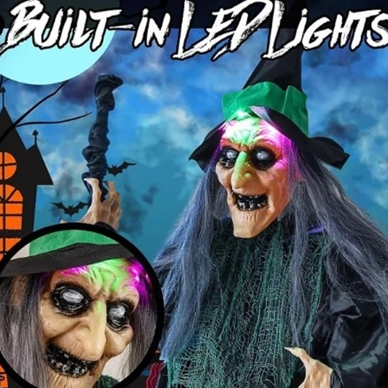  Holiday Figure With Voice Cue and Lighted Face for Entry Display
