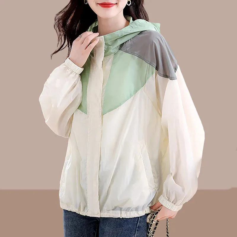 

Women's Sunscreen Clothing 2025 New Summer Temperament Be All-match Female Leisure Cardigan Comfortable Ladies Short Coat