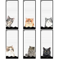 60 sheet cute pet cat dog Shopping List Pad for Fridge Magnetic Notepad Notebook Grocery List Pads Notepads To Do List Memo Pad