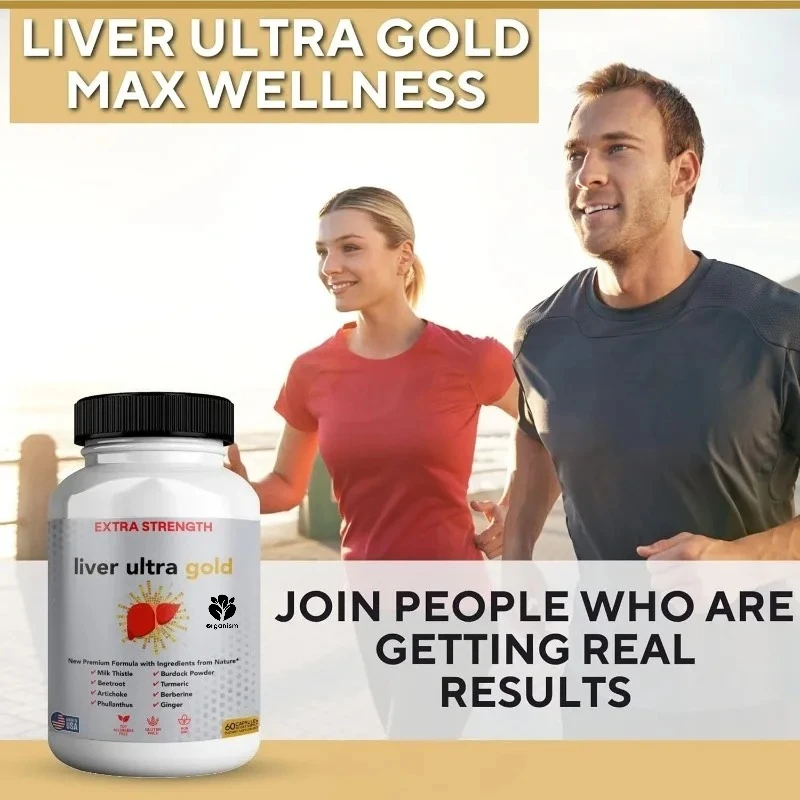 مكمل غذائي، 60 كبسولة، دعم طبيعي لتنظيف وإصلاح الكبد، يحتوي على شوك الحليب، والخنق، والشوك