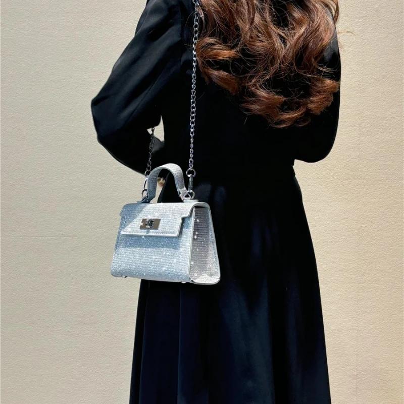 

Elegant Luxury Brand Leather Tote Bag For Women Designer Shoulder Handbag Chic Crossbody Purse
