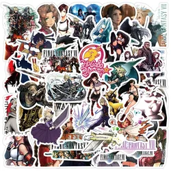 10/30/60pcs Games Final Fantasy Stickers Warrior of Light Cloud Strife Sticker Laptop Skateboard Phone Wall Aerith Tifa Decal