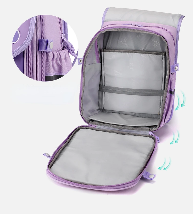 Children's Backpack 2023 Vertical Version Fashionable Kid's Silk Screen Bags for Grades 1-3 Waterproof Wear-resistant Backpacks