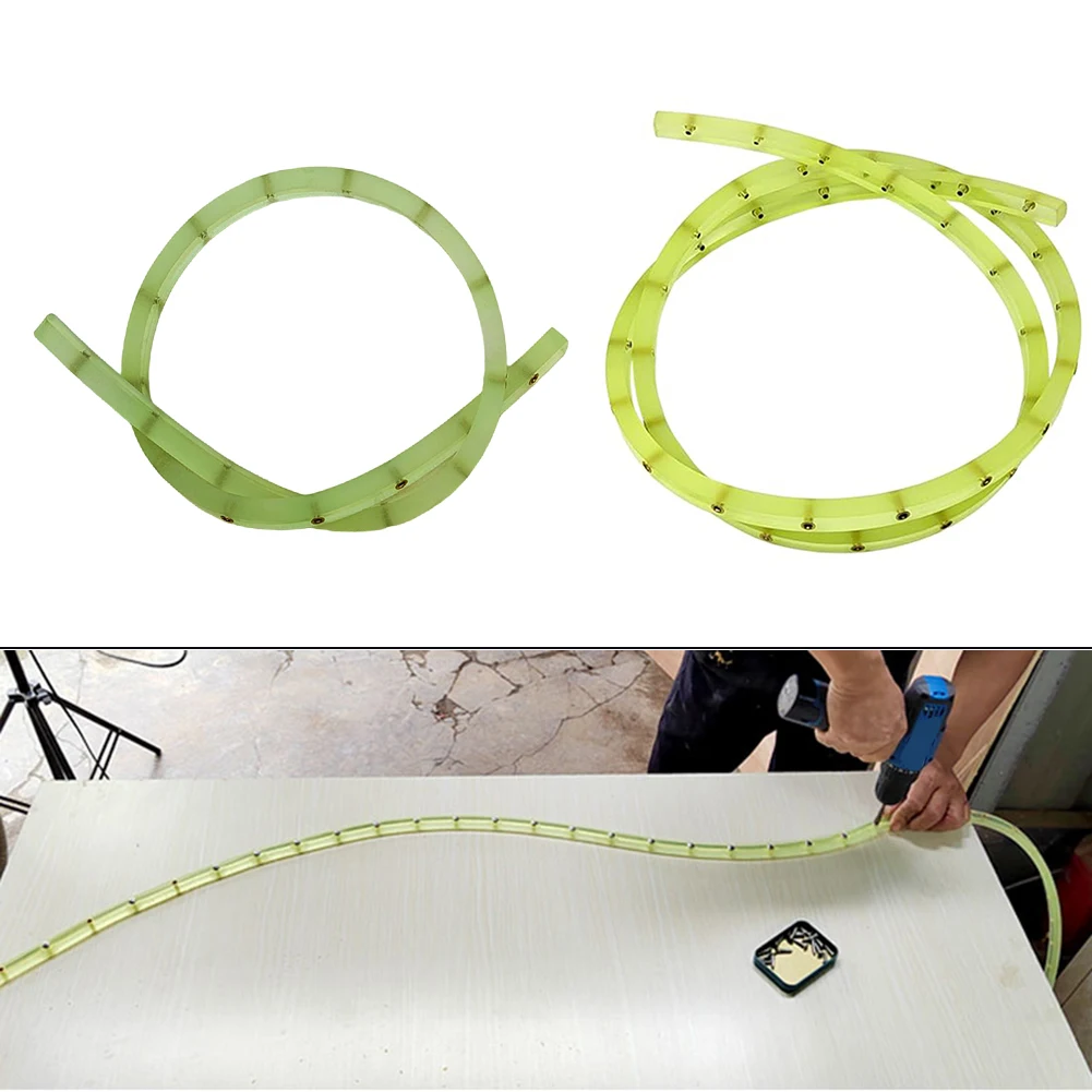 2/1M Flexible Curve Template Adjustable&Fixed Complex Shape Contour Woodworking Tool Woodworking Profiling Strip Templates Guide