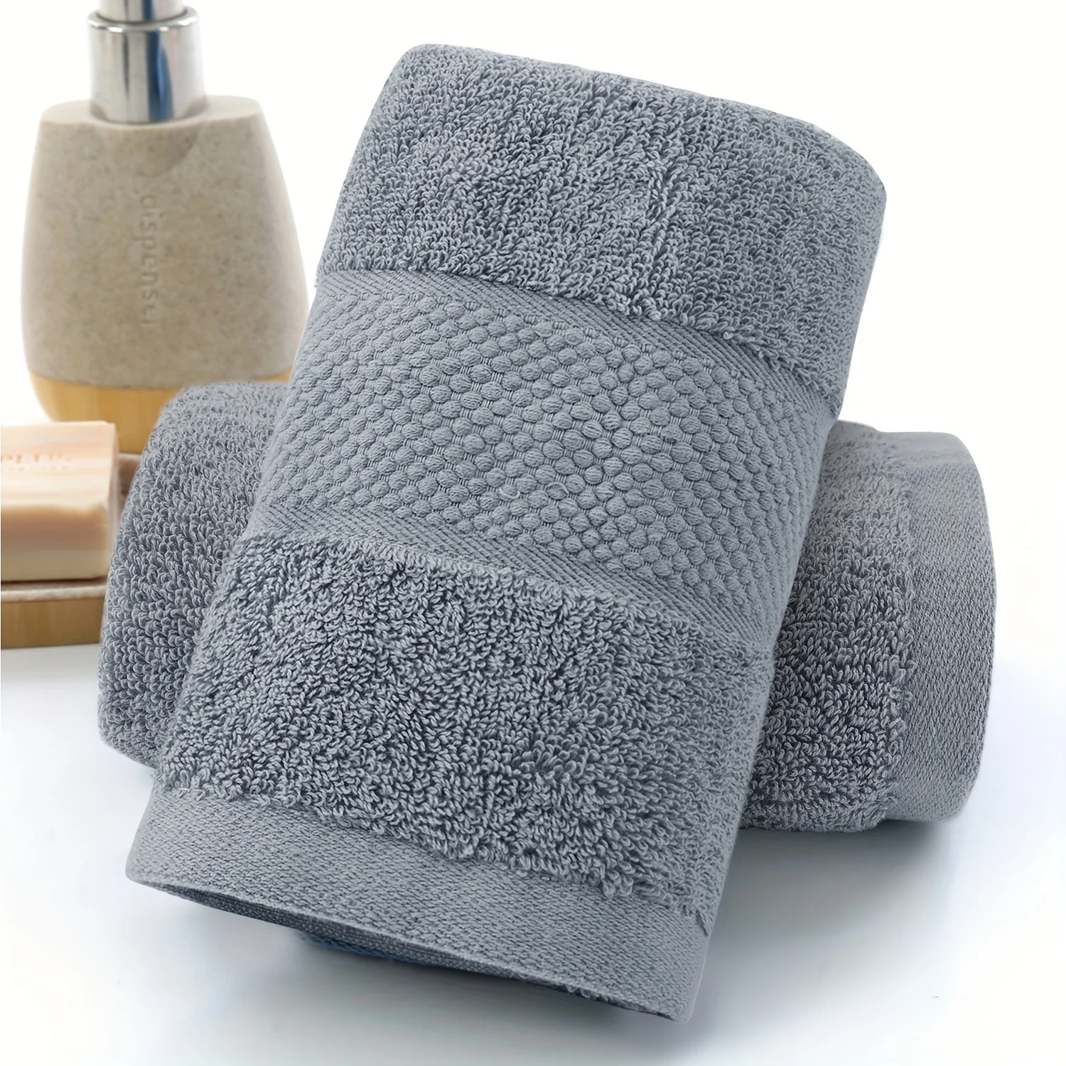 

100% pure cotton bath towel, soft cotton face towel, multi-purpose, absorbent, high-quality, bathroom quick drying towel