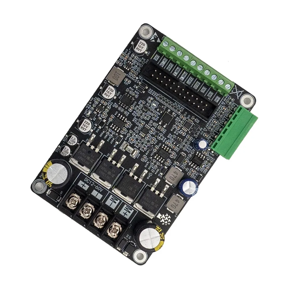 DC12-60V 10A 600W Brushed DC Motor Driver Module PID Closed Loop Control Encoder Detection Overvoltage Overcurrent Protection