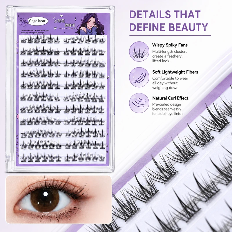 Gege Bear No Glue False Eyelas - Eyelash Extension Uv Glue recension och pris