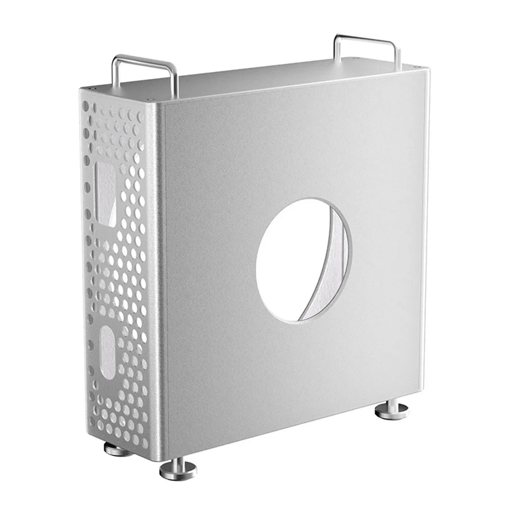 For Mac Mini M4M4Pro Aluminum Alloy Vertical Stand with Elevated Design Improving Cooling and Secure Device Handling
