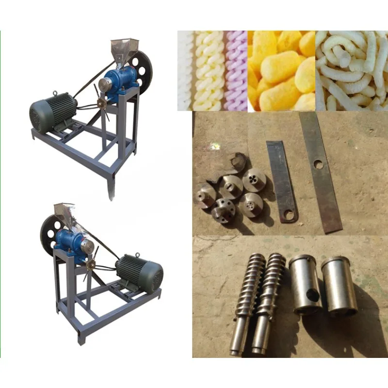 Puffed food extruder/inflating food extruder/corn snack food making machine