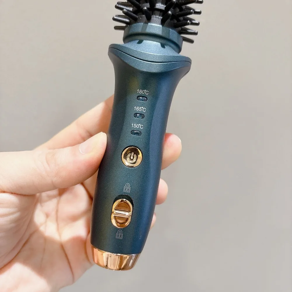 

Беспроводная щипцы для завивки, 3-температурная настройка, автоматическая щетка для завивки, защита от ожогов, перезаряжаемая щипцы для завивки волос
