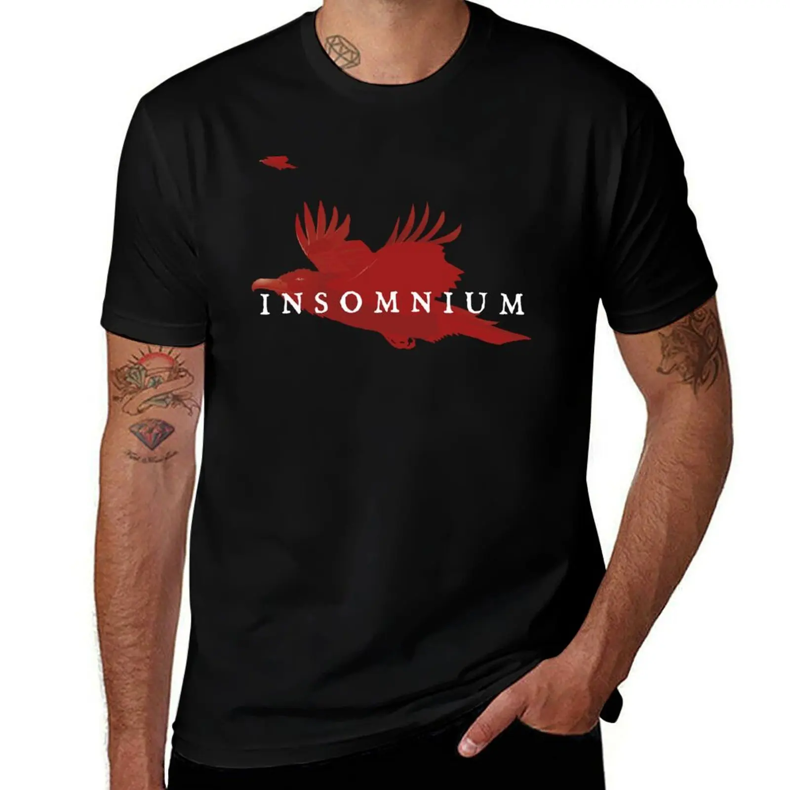 Raven of Insomnium (High Quality) T-Shirt Large Size Soft Cotton T-Shirt