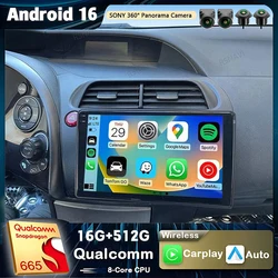 Android 16 Carplay Car Radio For Honda Civic Hatchback 2006- 2011 Multimedia Video Player Navigation GPS Stereo 2Din DVD WIFI+4G