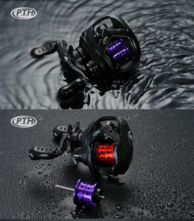PTH TTL BF80 Ultraleichte Spule aus Titanlegierung für Micro-Köder, kompatibel mit Daiwa TATULA TW 80 & SALTIST SV TW 80XH – Detail 11