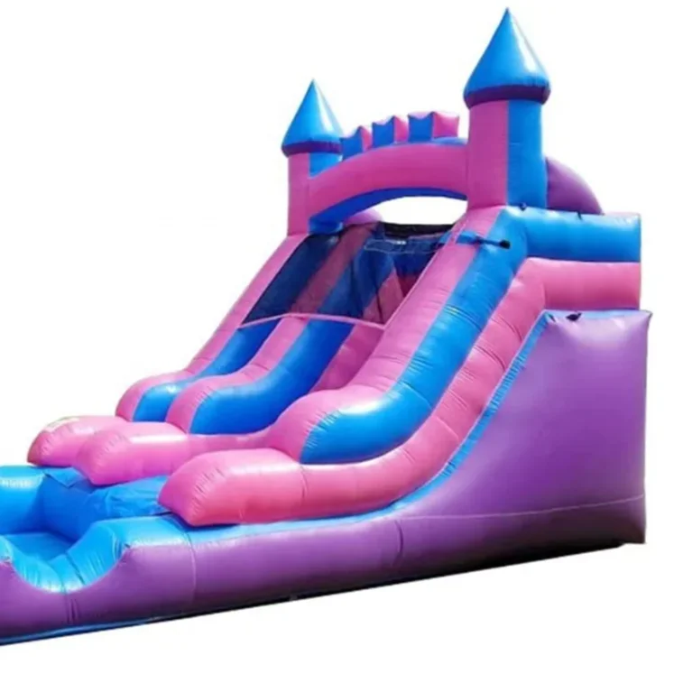 

Inflatable Water Slides For Kids Backyard With Splash Pool Pink Princess Slide