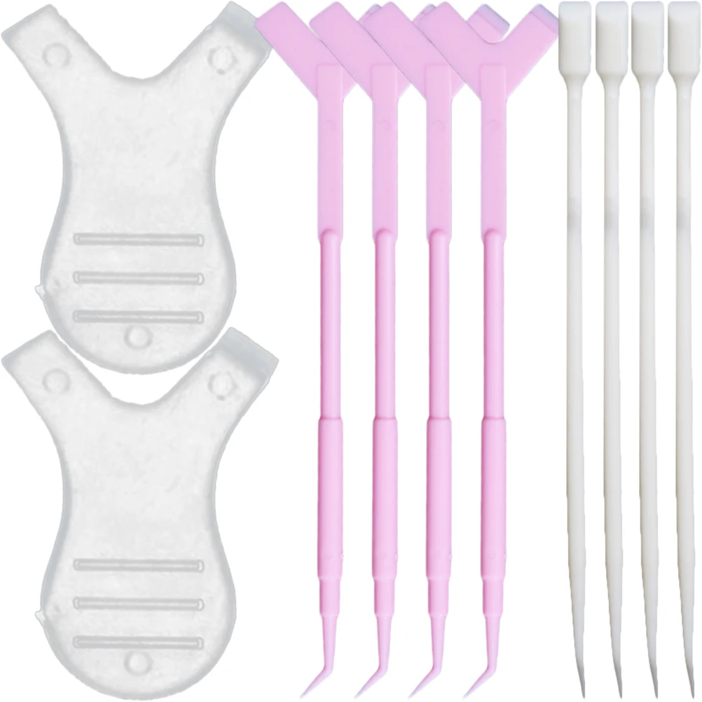 

60pcs Eyelash Lifting Tools Plastic Grafting Aid Curling Brush Extension Kit Durable Practical Long Use Gift Choice lash