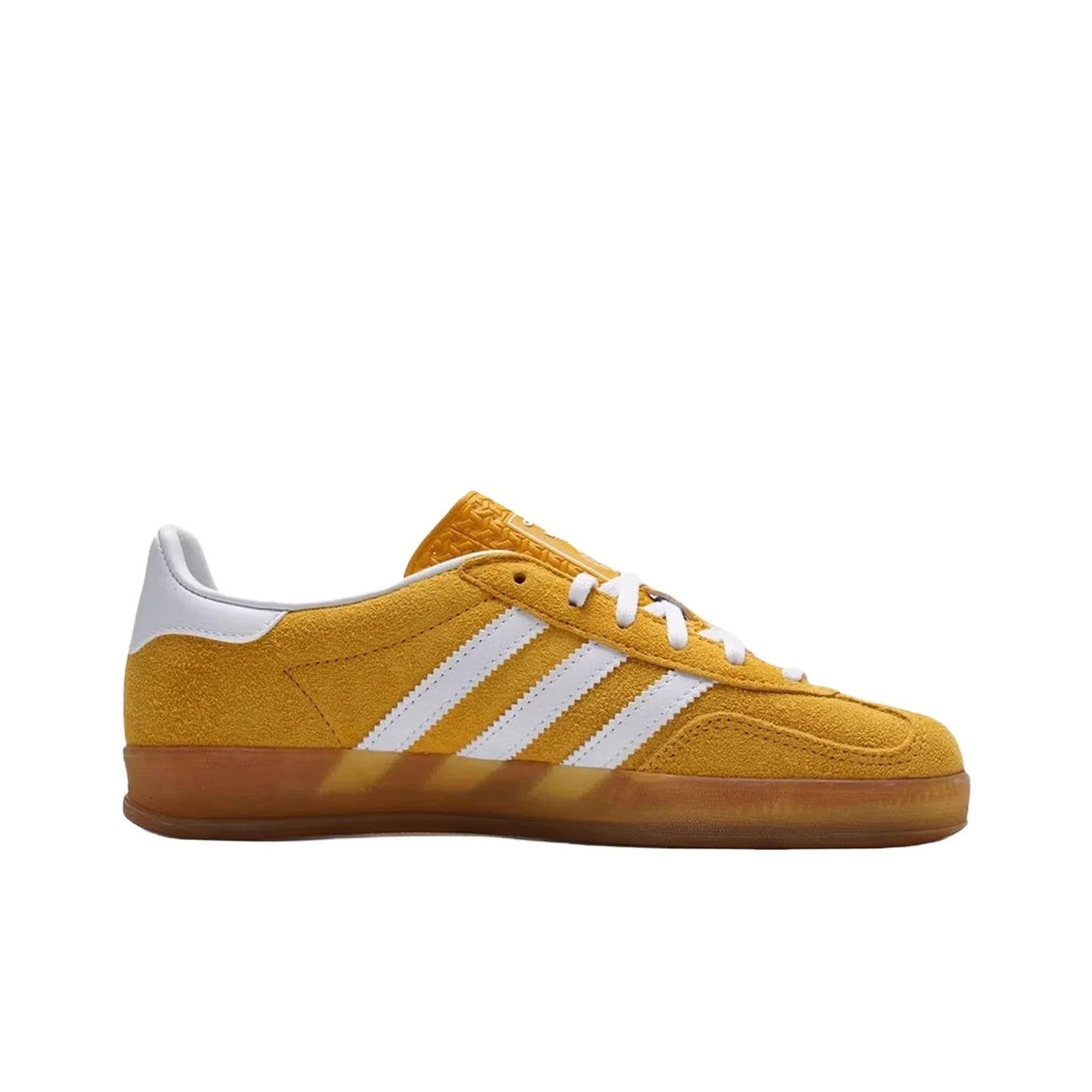 Adidas GAZELLE INDOOR W KH6037 Originals  Low Top German Army Trainers Women's Yellow Classic Retro Styling Versatile Shoes