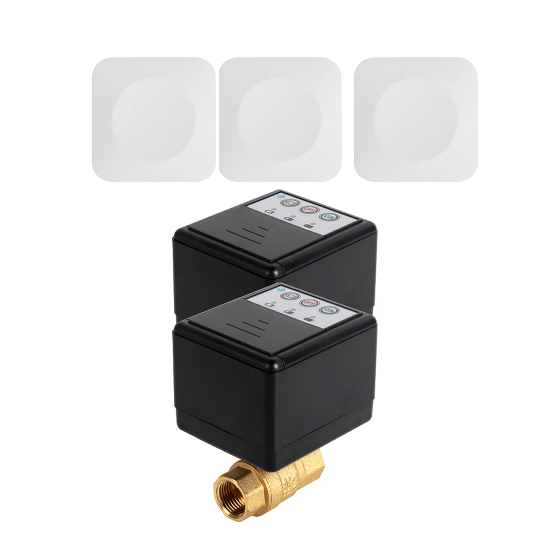 

Wireless Water Leak Sensor Leakage protection System AA Battery Powered With 1/2, 3/4,1inch Brass Ball Valve and Wireless Sensor