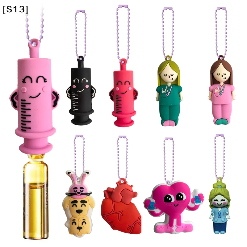 Ampoule Bottle Opener Keychain Syringe-Shaped Cutter Nurse Doctor Ampoule Bottle Opener Aid Medication Vial Breaker Tool[Q]Q@