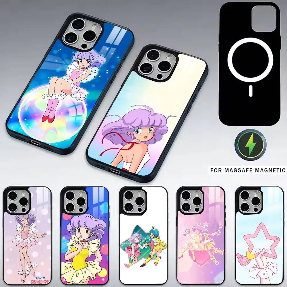 

C-Creamy Magic Mami-i Phone Case For iPhone17,16,15,14,13,12,11 Plus,Pro Magnetic with Magsafe Wireless Charging