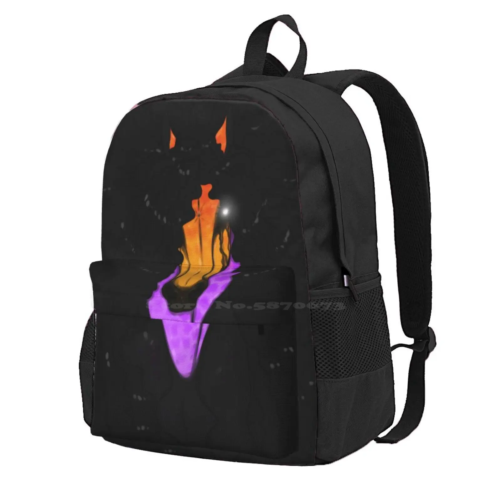 Dvinity In Shadows Hot Sale Schoolbag Backpack Fashion Bags Horse Bright Dark Fantasy