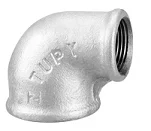 Elbow Knee Reducao Metal Galvanized 3/4x1/2 Tupi
