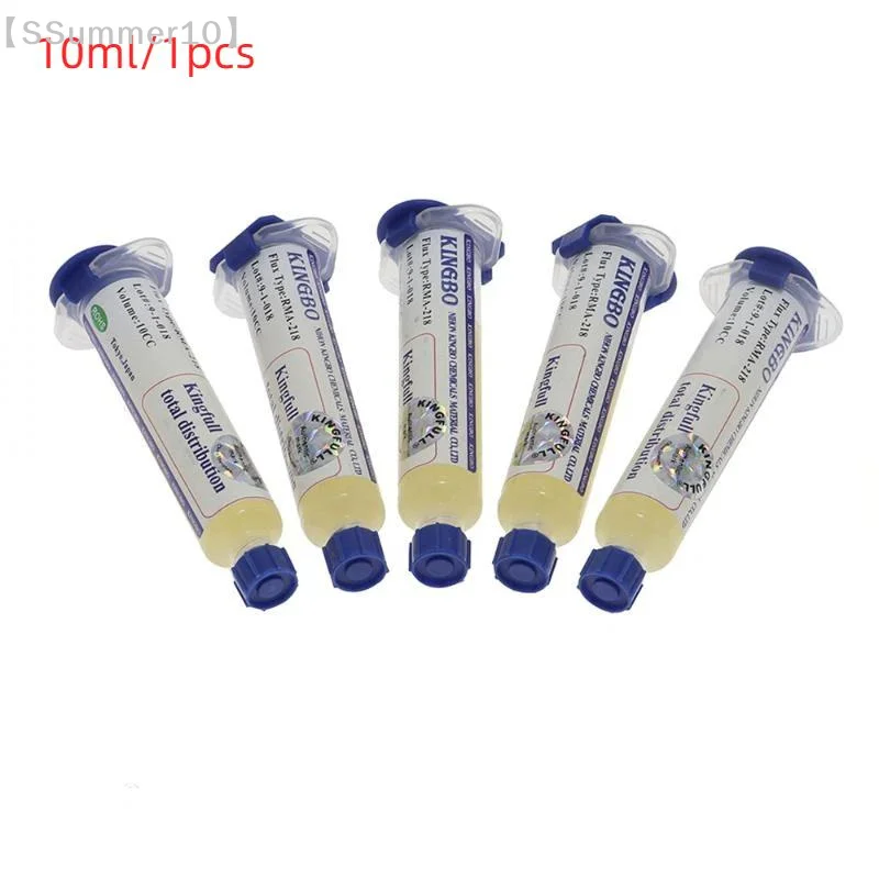【SSummer10】【xxx】1Pcs Soldering Flux Lead-Free No-Clean Flux Paste 10cc RMA-218 For Phone Motherboard And PCB Repair For KingBo