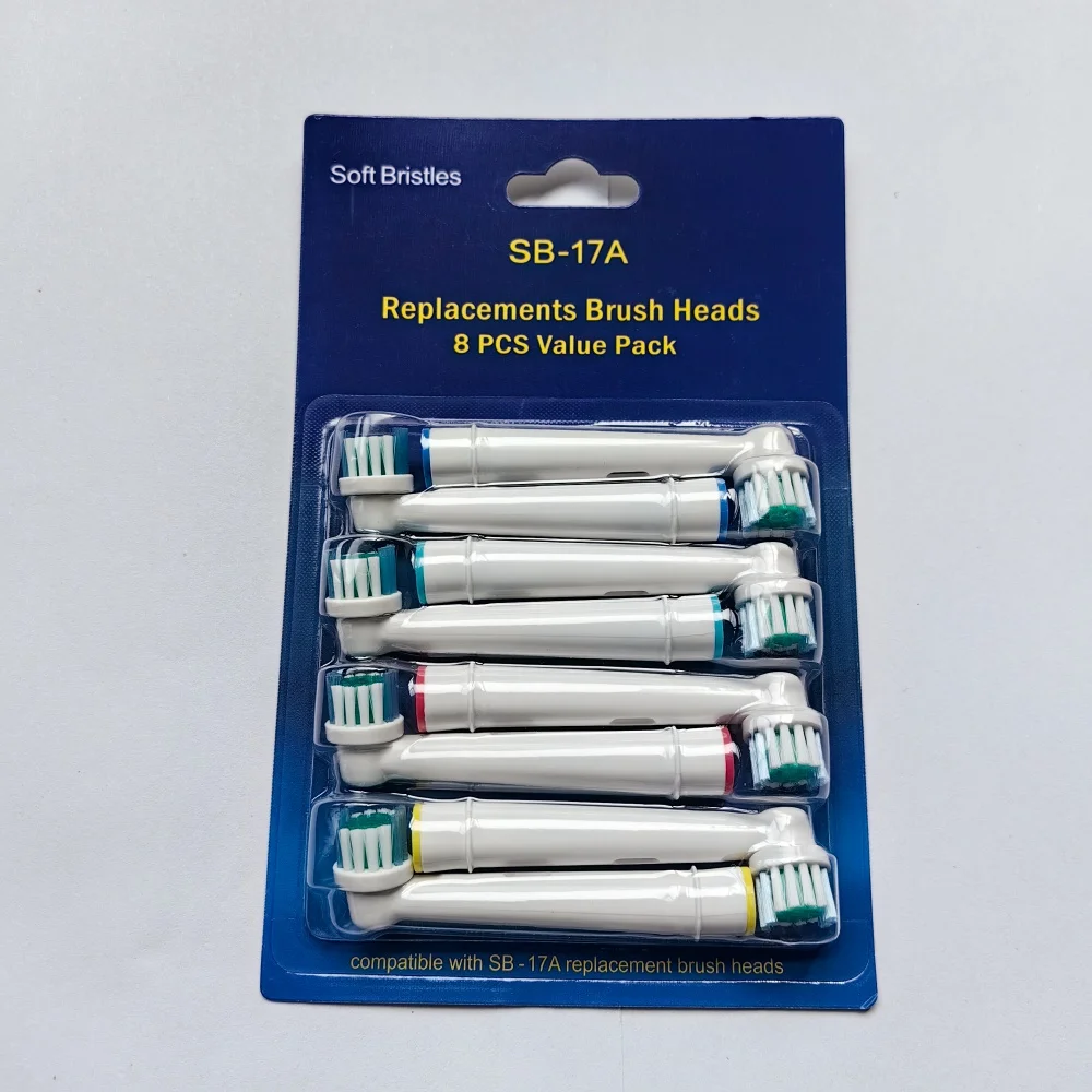 Wholesale 4/8/16pcs Set/lot Electric Toothbrush Head For Oral B PRO 6000 Sensitive Replacement Brush Heads D18 4739 3709