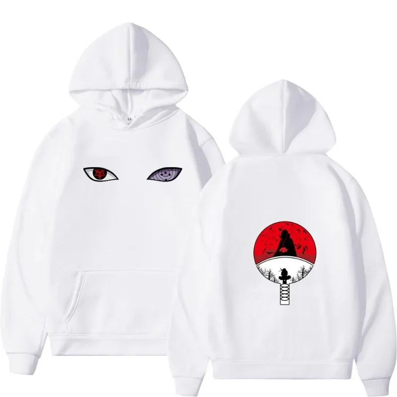 Naruto Anime Hoodie for Man Women Uchiha Itachi Sweatshirts Casual Clothes Akatsuki Fall Winter Children\'s Top Coat Warm Gifts