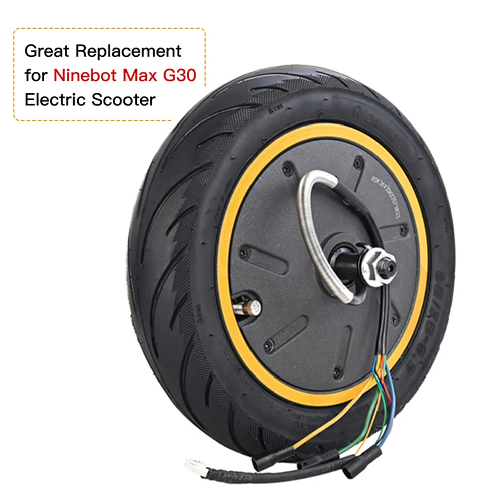 60/70-6.5 Motor Electric Scooter 36V 500W Engine Wheel For Ninebot Max G30 Electric Scooter Rear Driving Wheel Tire Motor Repair