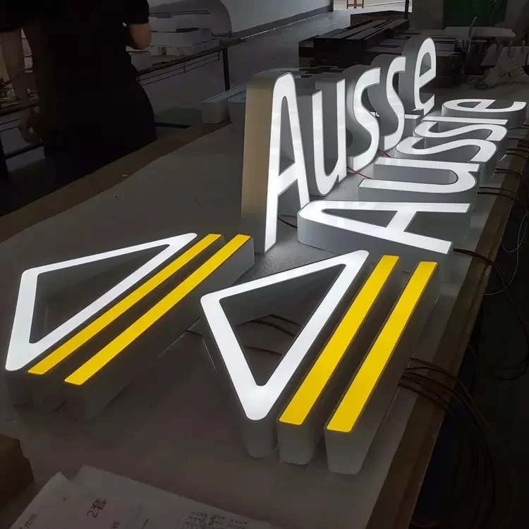 Customized 3D stainless steel gold letters, silver letters, personalized identification signs, factory direct sales