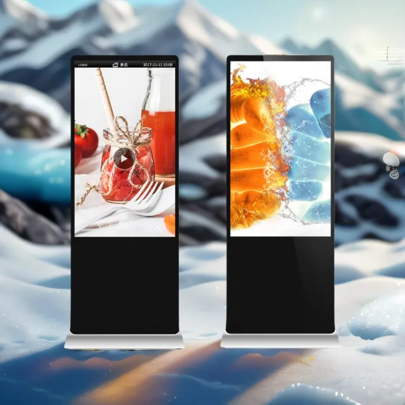 55 Inch Floor Standing Interactive Touch Screen Advertising Kiosk Digital Signage Display for Shopping Mall