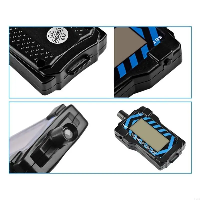 Digital Tachometer Handheld Photo Tachometer 99999RPM LED Display Motor Speed Detectors Revolutions Counter Meter 