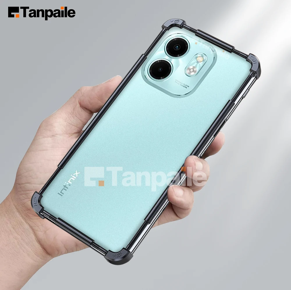 

Нержавеющий алюминиевый металлический бампер с рамкой для Infinix Smart 9 8 Plus Pro HD 7, чехол с рамкой, противоударная крышка с замком