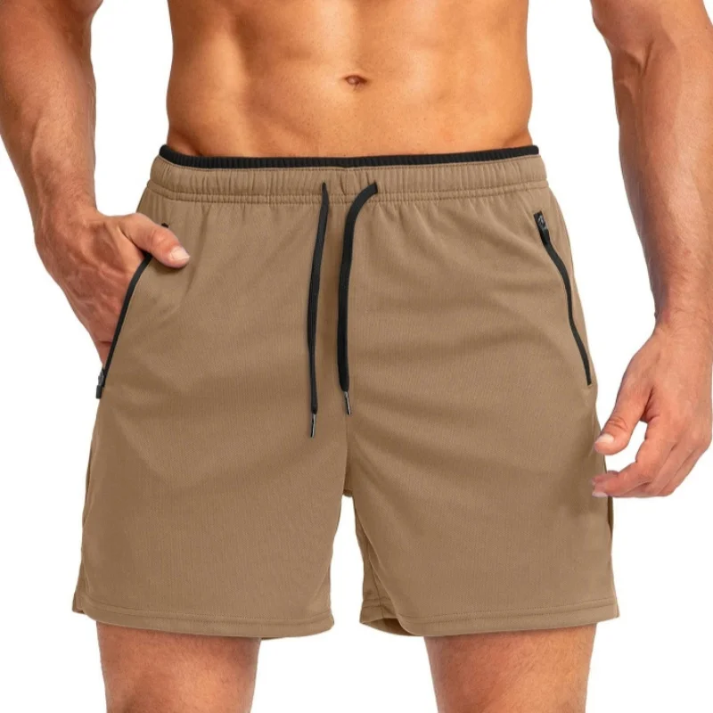 Men's Lightweight Mesh Athletic Shorts Elastic Drawstring for Fitness Jogging Gym Running Workout Casual Summer Sport Shorts