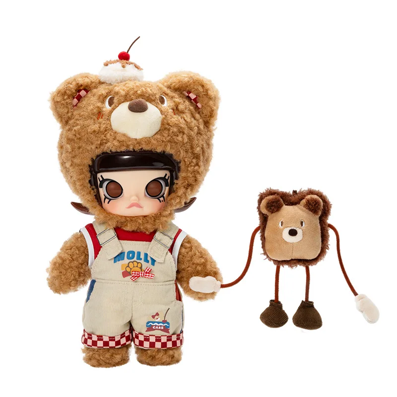 Genuino Molly pequeño oso pan serie 1/8 muñeca Bjd figura de acción coleccionable modelo juguete adorno de dibujos animados regalo de Navidad para niña