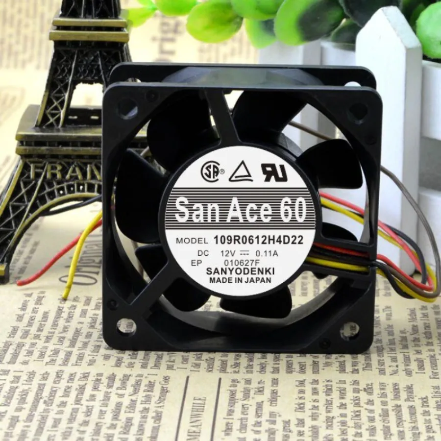 AA + para SANYO SANYO 109R0612H4D22 12V 0.11A 6025 silencioso, inversor, ventilador de refrigeración