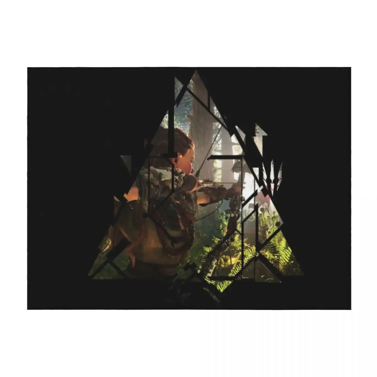 

Aloy the NORA GIRL Throw Blanket cosplay anime heavy to sleep Decorative Beds Thins Blankets