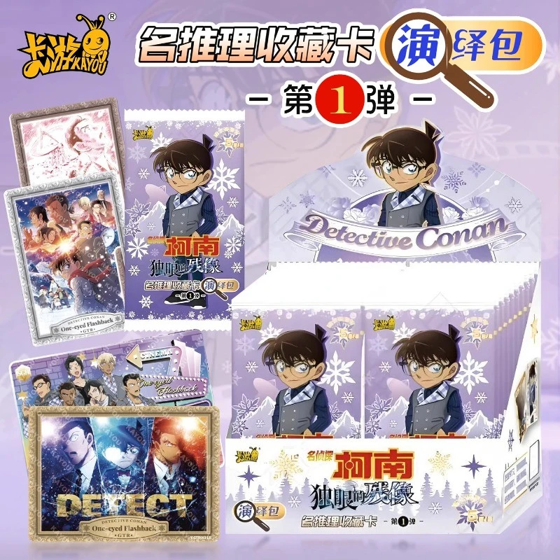 

Набор карточек Detective Conan Episode 1, Mystery Collector Edition с редкими картами OneEyed Phantom, популярная игра TCPG, подарок для детей-подростков