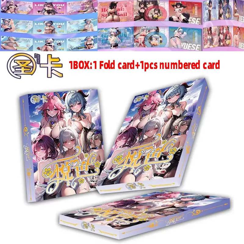 

Goddess Story Saint 3 Cards Fold Cards Rare Numbered Cards Tcg Sexy Girl Booster Box Set Games Board Party Games Cards