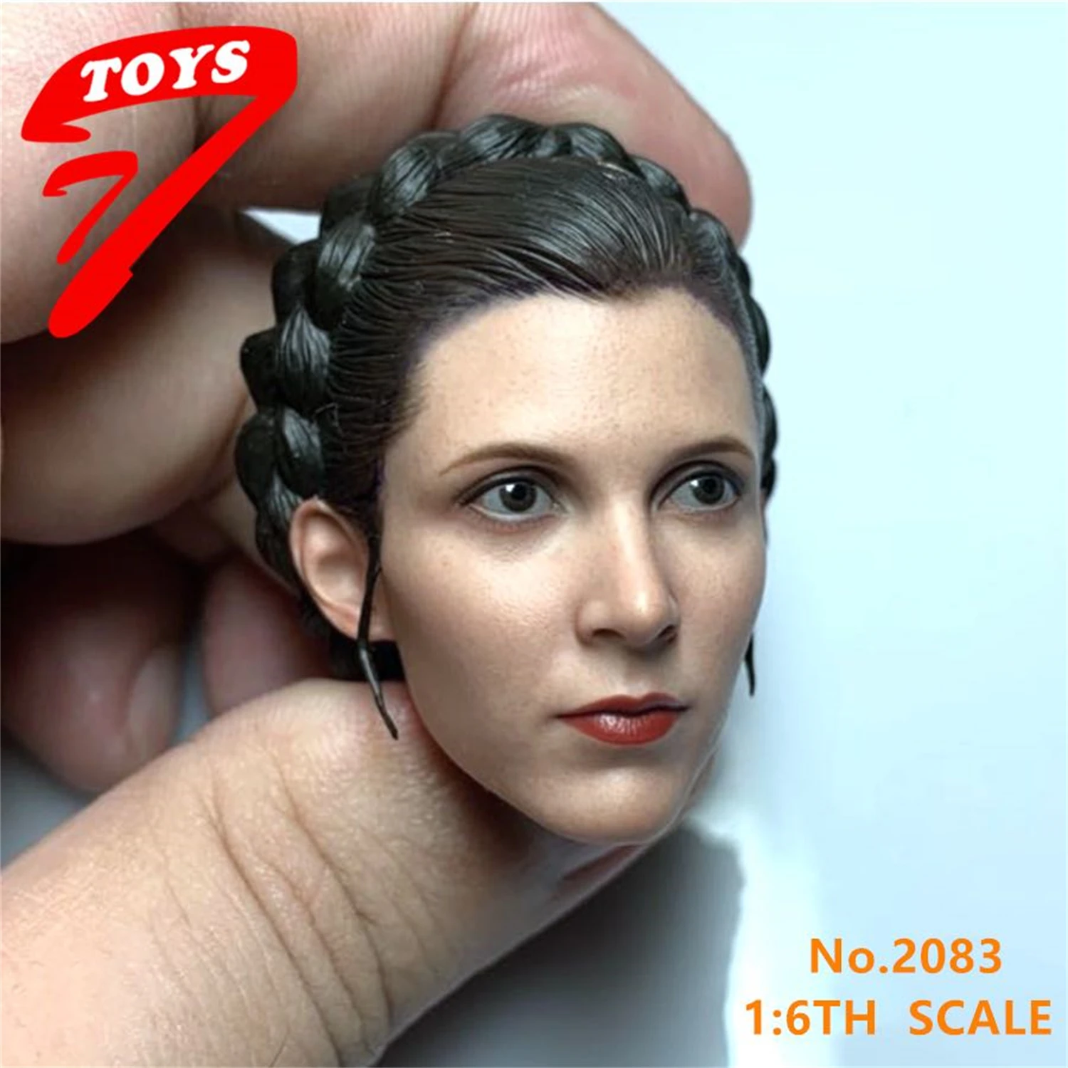 1/6 Księżniczka Leia Snow Ver. Carrie Reynolds Fisher Head Scupt dopasowana 12-calowa figurka TBLeague Suntan