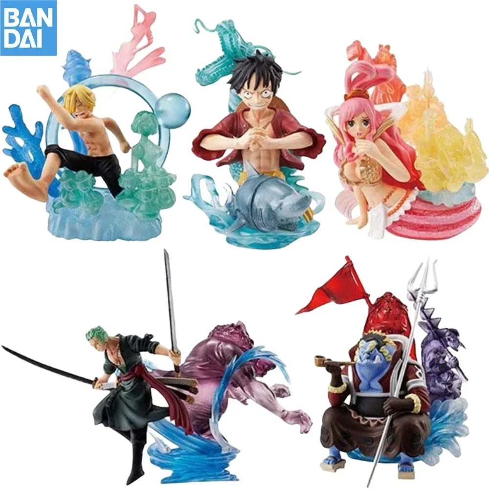 

BANDAI One Piece Anime Box Egg Luffy Sanji Shirahoshi Roronoa Zoro Action Figure POP Brand New Boxed Out of Print Model Gifts